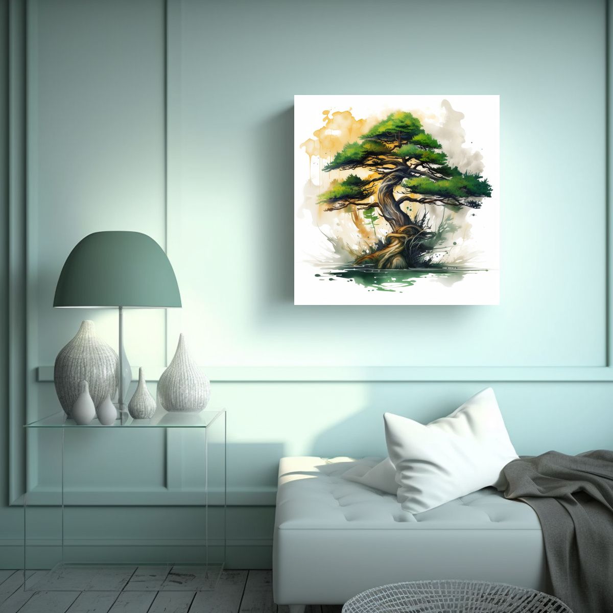 GENERICO - Lienzo De Tela Abstracto Con Espectacular 100x100 Cm