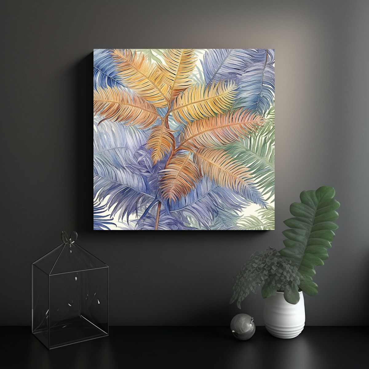 GENERICO - Cuadros De Decoración Con Fotografías De 100x100 Cm