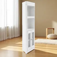 GENERICO - Esquinero de madera Templanza 80x35x180 color Blanco