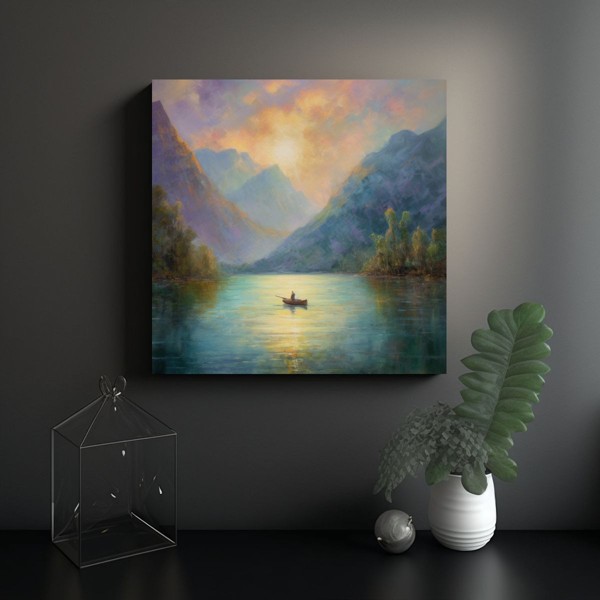 GENERICO - Cuadros Decorativos Modernos Para Cocina Tela En 100x100 Cm