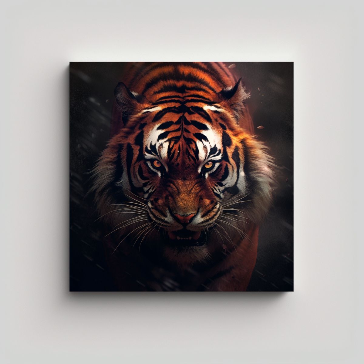 GENERICO - Pinturas De Tigre Enigmático Para Decoración 100x100 Cm