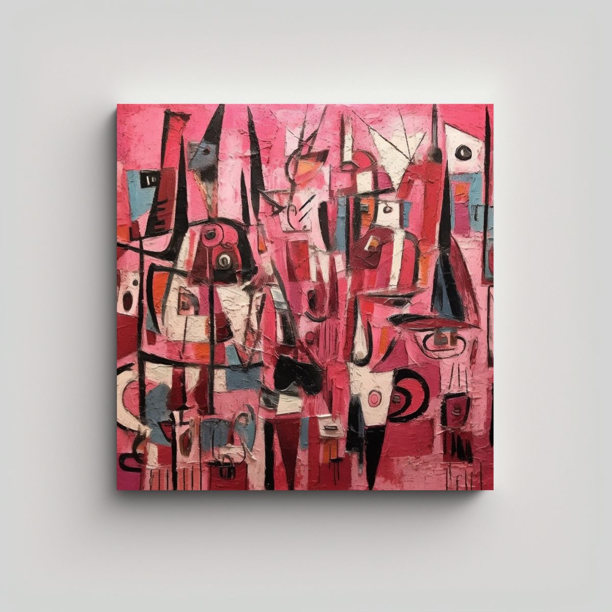 GENERICO - Pinturas Abstractas De Koby Ashansky En El 100x100 Cm