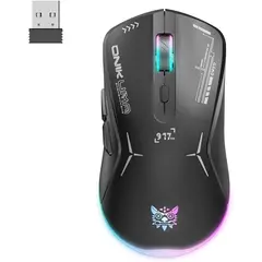ONIKUMA - Mouse Gamer CW917 Inalámbrico Negro