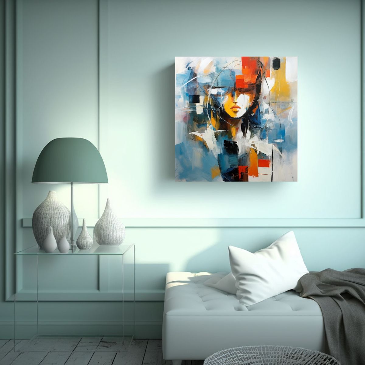 GENERICO - Arte De Pared Inspiracion Clasico Arlen Pintura 100x100 Cm