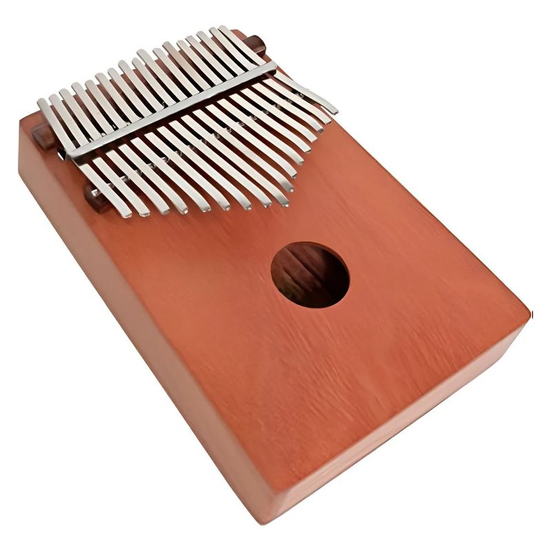 GENERICO - Kalimba De 17 Teclas Madera De Cedro