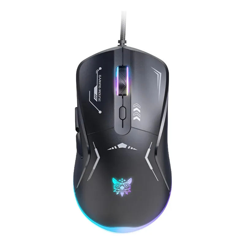 ONIKUMA - Mouse Gamer Onikuma CW917 Cable Negro