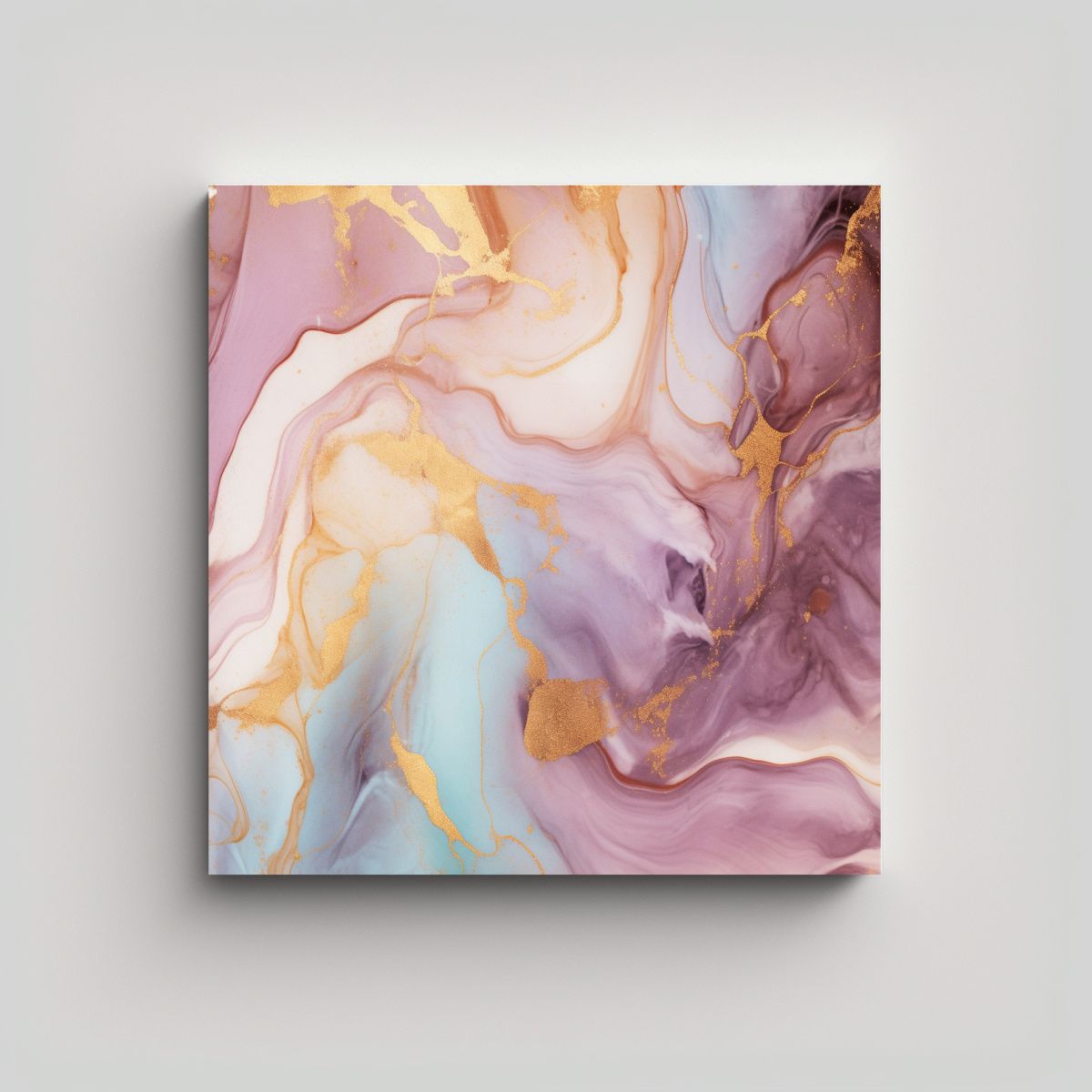 GENERICO - Cuadro De Impacto Visual Estilo Lienzo Tonos 100x100 Cm