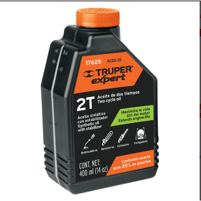 GENERICO - ACEITE PMOTOR 2T 160Z TRUPER ACT-2T-16 473ML