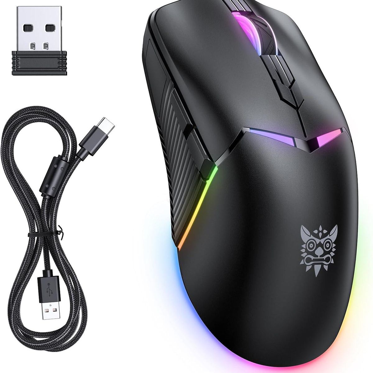 ONIKUMA - Mouse Gamer Onikuma CW928 Trimode Negro - Negro