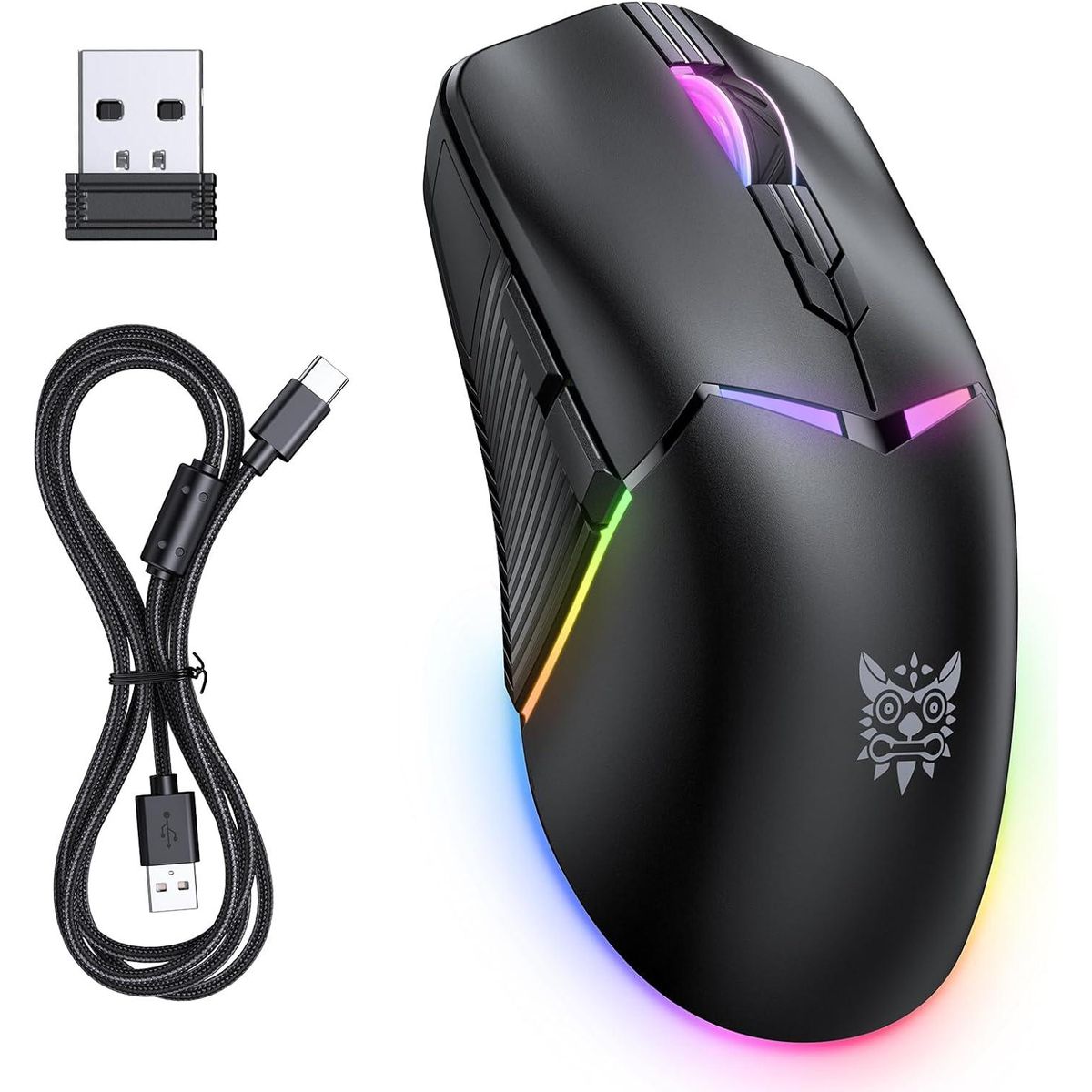 ONIKUMA - Mouse Gamer Onikuma CW928 Trimode Negro - Negro