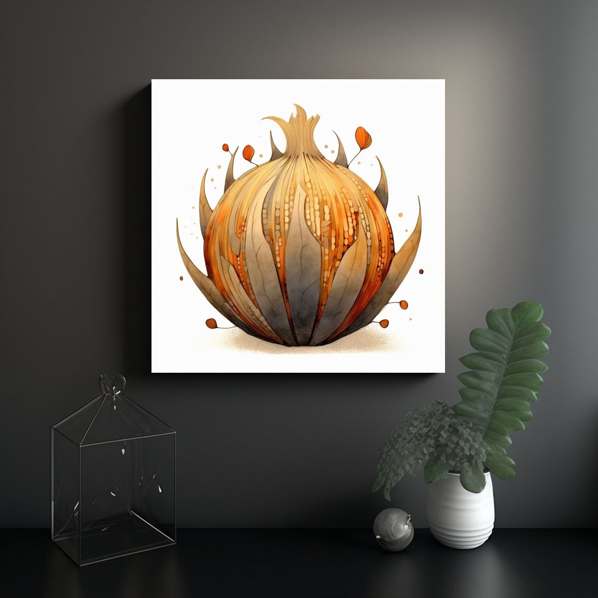 GENERICO - Pinturas Decorativas De Estilo Medio Siglo 100x100 Cm