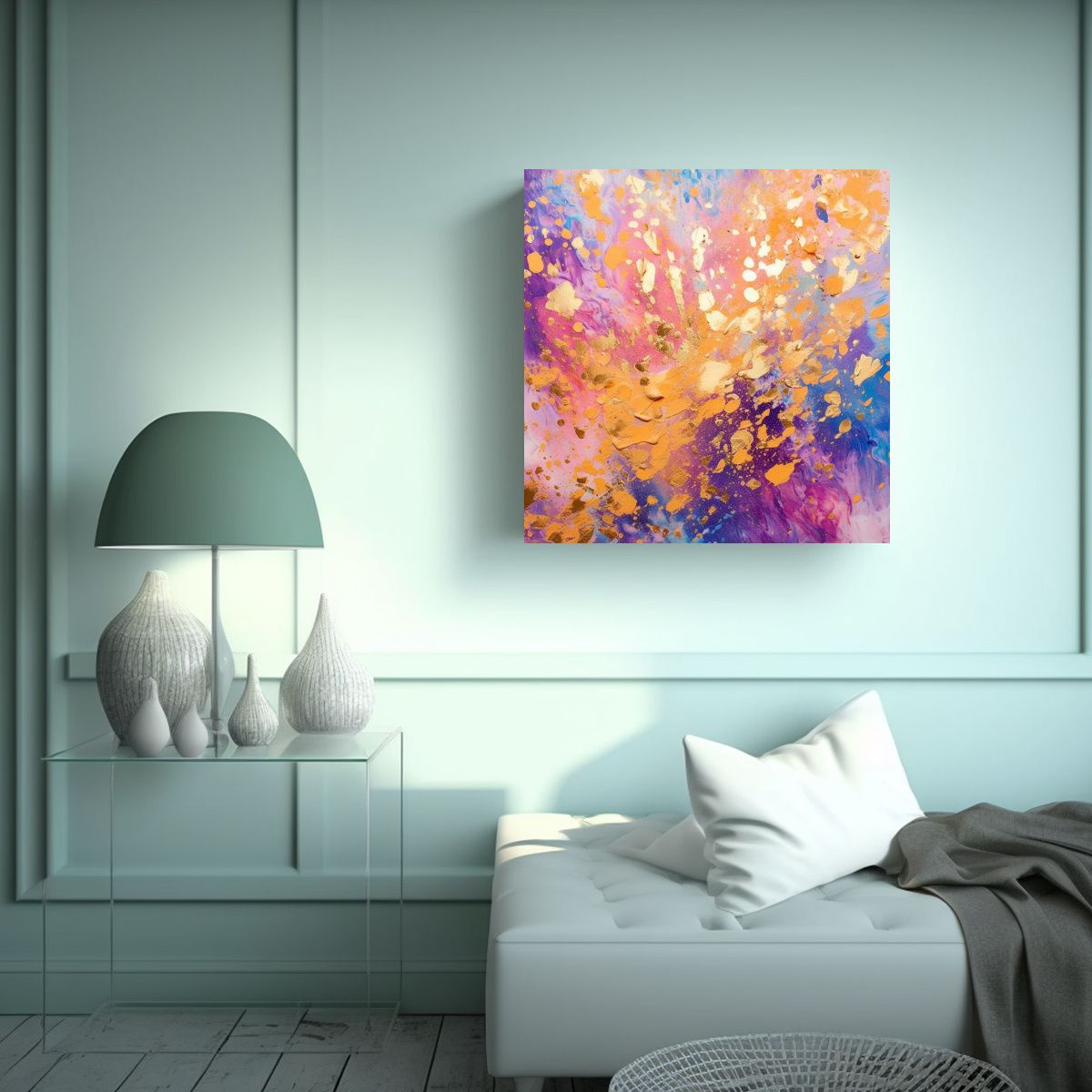 GENERICO - Pinturas Decorativas Innovadoras De Canva En 100x100 Cm