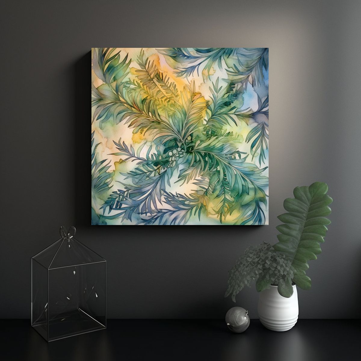 GENERICO - Lienzo Versátil Con Efecto Visual Espectacular 100x100 Cm