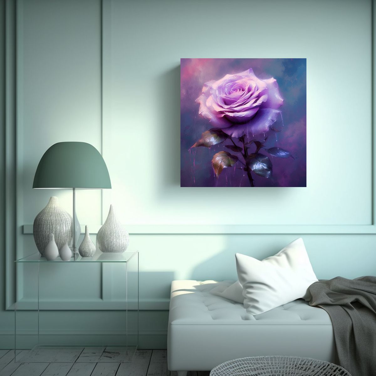 GENERICO - Arte Digital Moderno Decoración De Pared Con 100x100 Cm