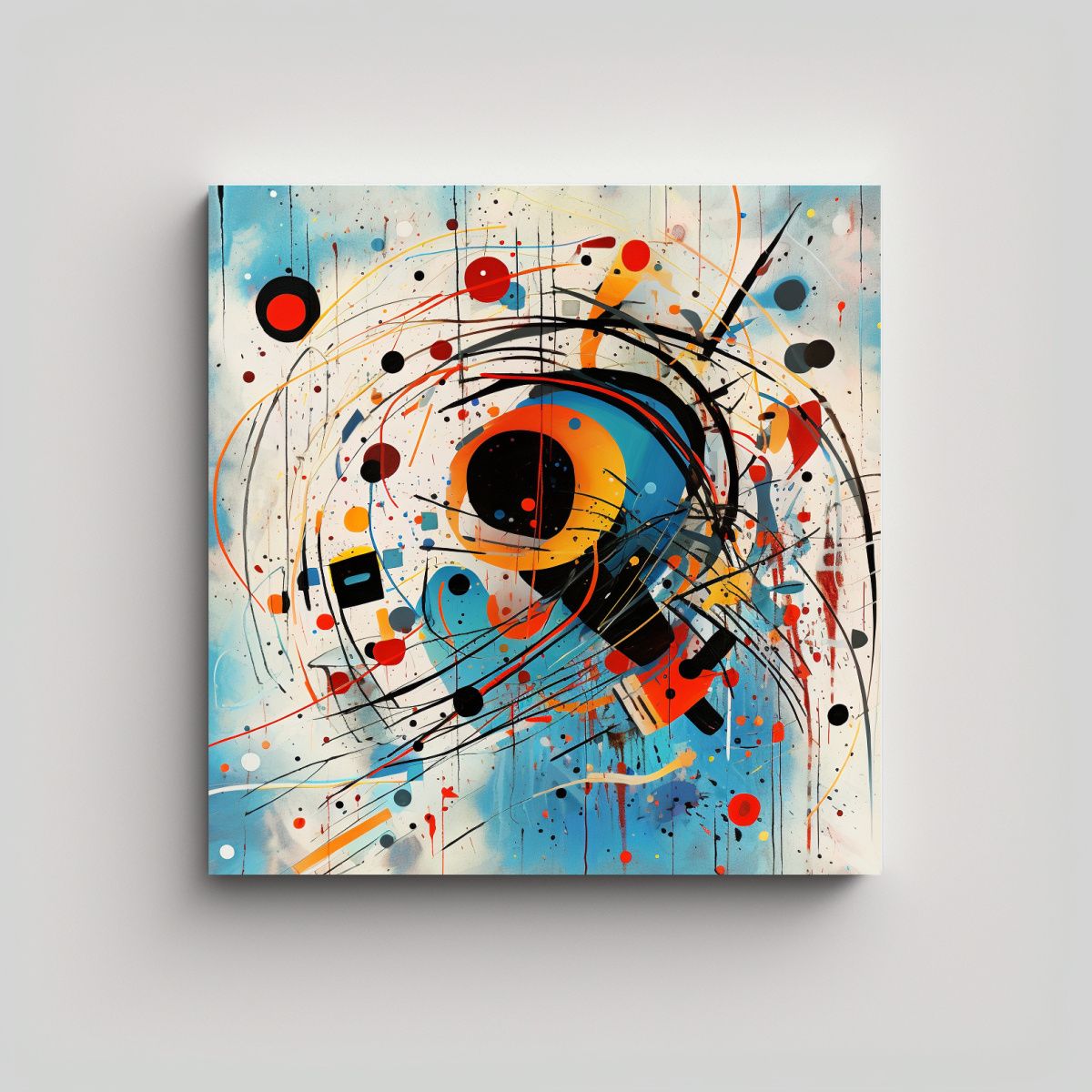 GENERICO - Cuadro De Decoración Moderna Que Combina El 100x100 Cm