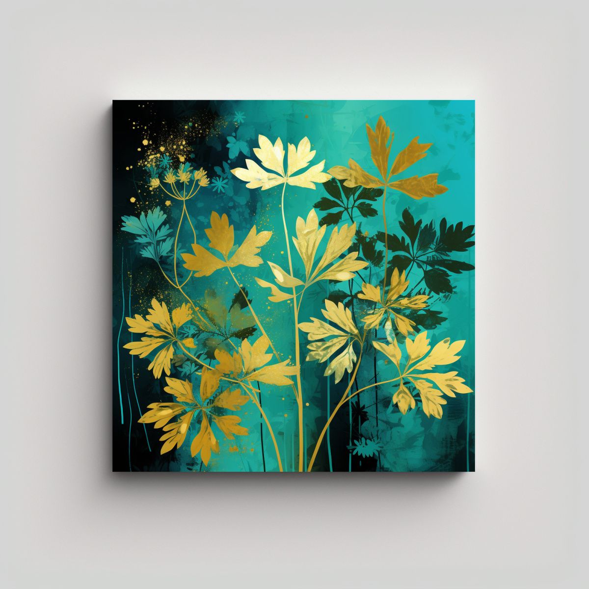 GENERICO - Pintura Decorativa De Hierbas De Perejil 100x100 Cm