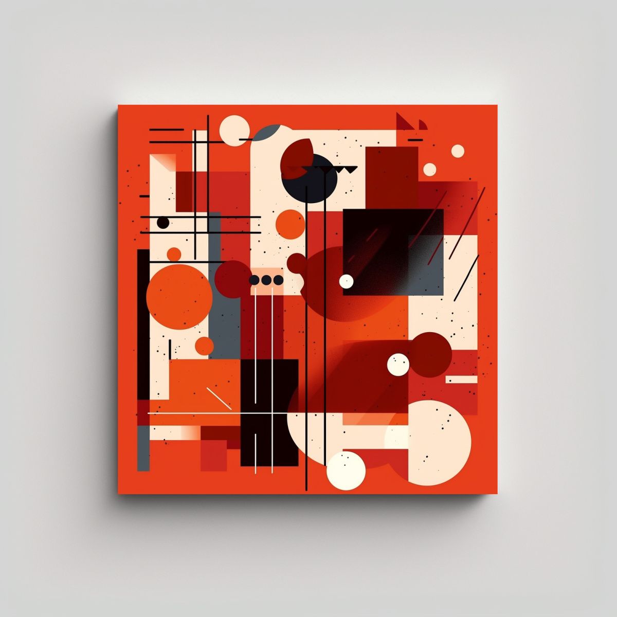 GENERICO - Cuadro Decorativo De Escena Conceptual En Bastidor 100x100 Cm