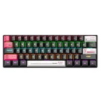 Teclado Gamer Mecánico G55 61 Key Negro