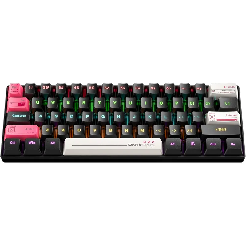 ONIKUMA - Teclado Gamer Onikuma Mecánico G55 61 Key Negro