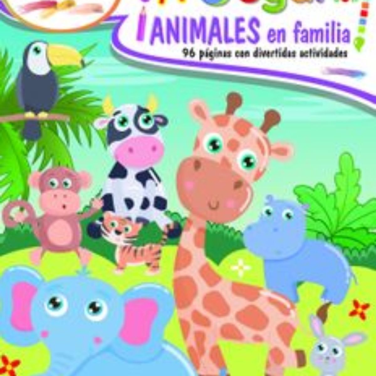 TOP10BOOKS - LIBRO A Jugar Con Animales En Familia - A Jugar Con Animales En Familia