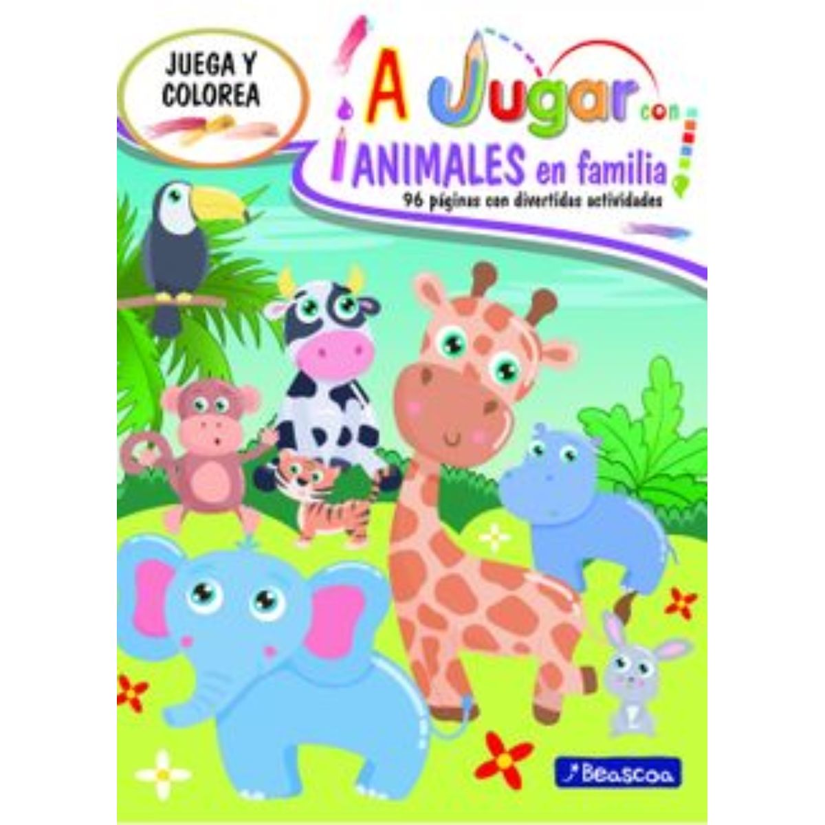 TOP10BOOKS - LIBRO A Jugar Con Animales En Familia - A Jugar Con Animales En Familia