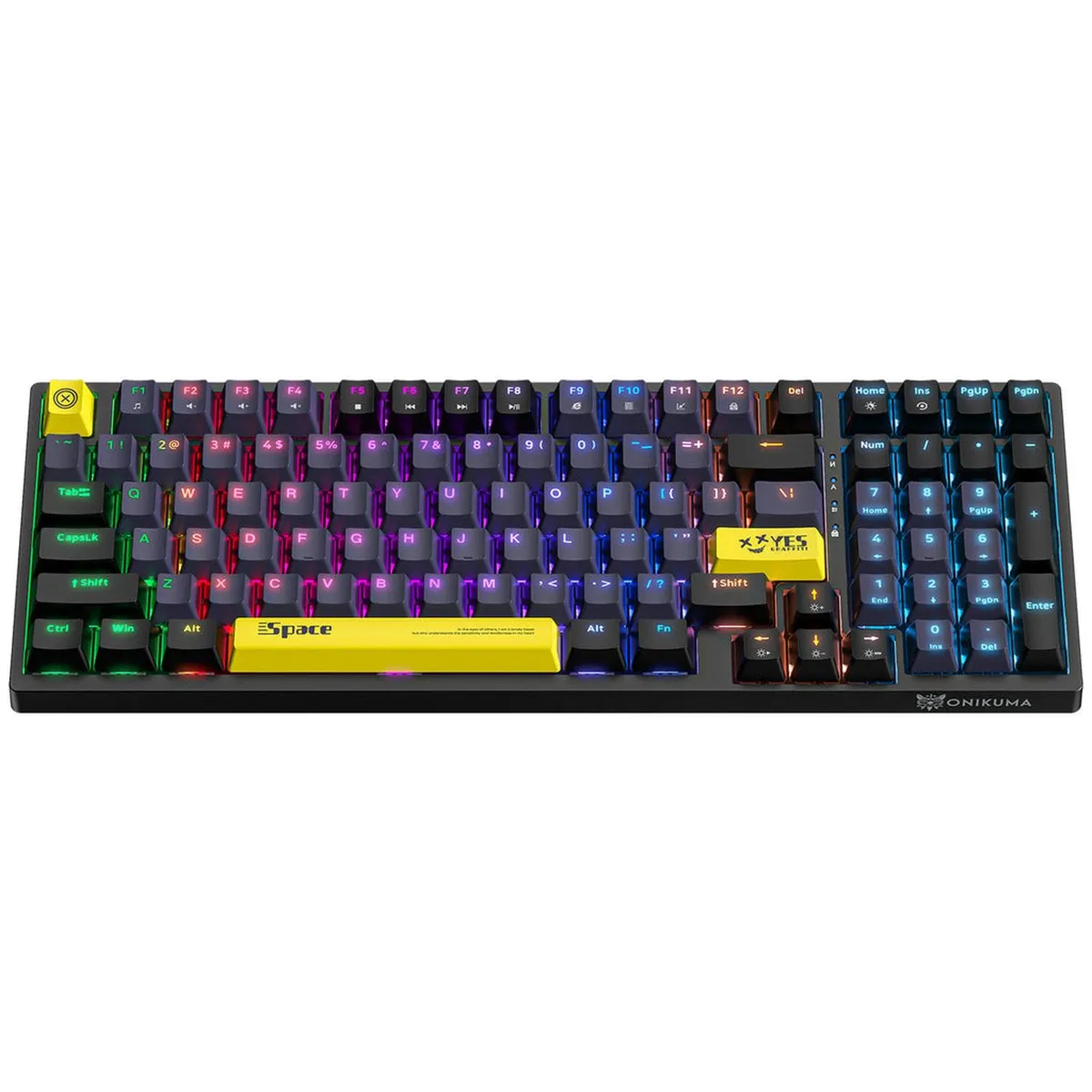 ONIKUMA - Teclado Gamer Onikuma Mecánico G38 98 Key Negro