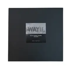 WAYU - Plato Cuadrado Piedra Pizarra 25 Cm