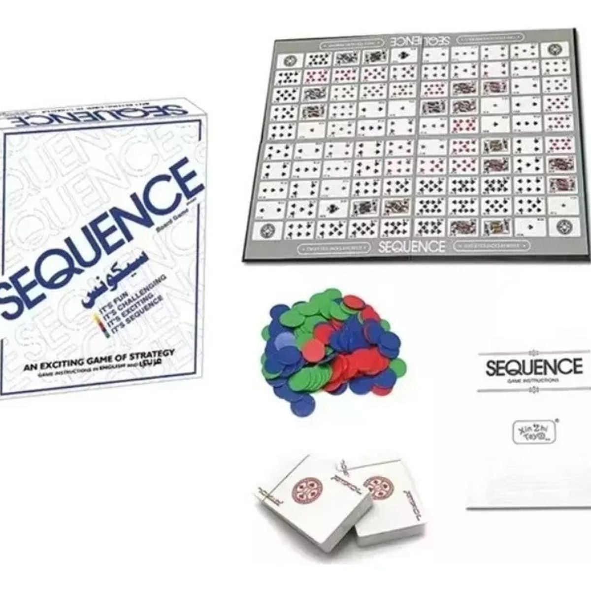 GENERICO - Juego De Cartas De Juego De La Secuencia De Juegos De La Fie