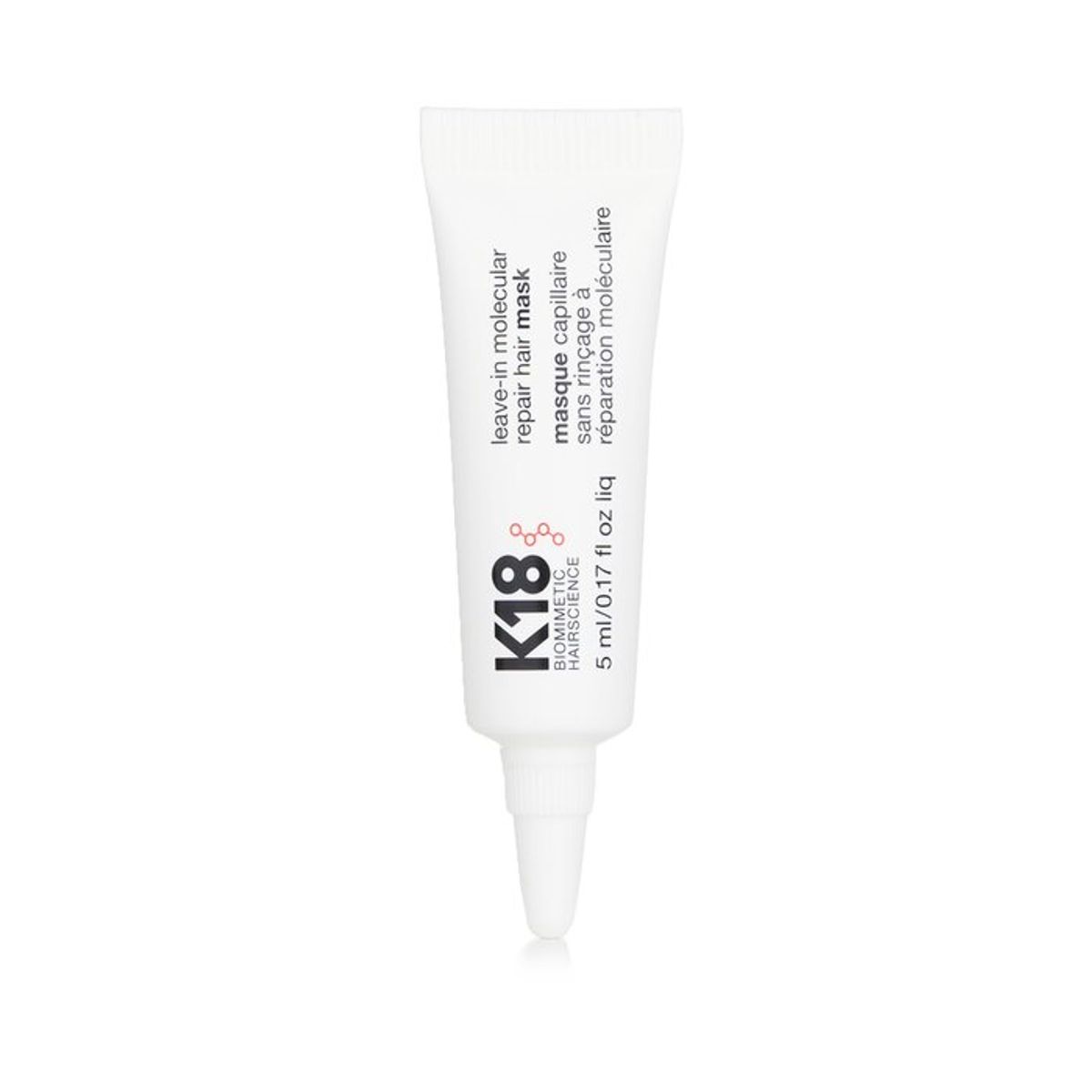 K18 - Mascarilla capilar reparadora molecular sin enjuague 5ml K18