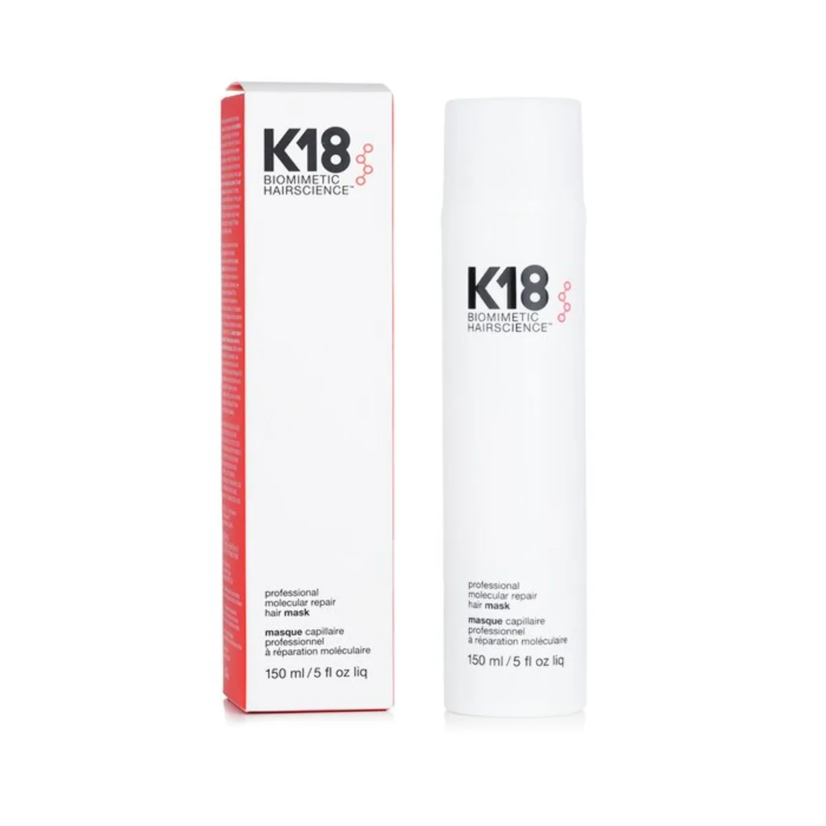 K18 - Mascarilla capilar reparadora molecular profesional 150ml K18