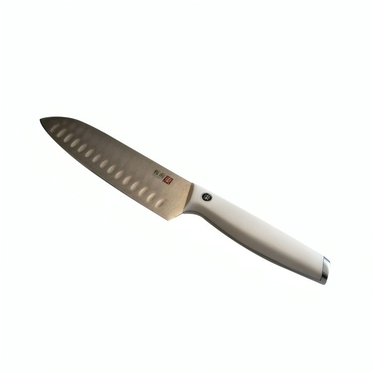 Cuchillo Santoku Blanco Tokai