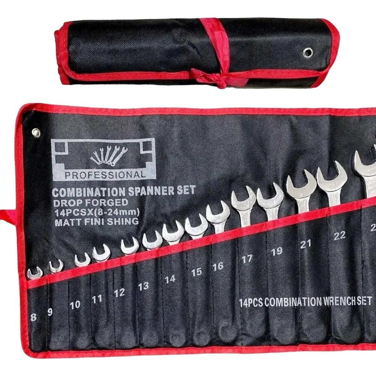 GENERICO - Juego De Llave Combinada Punta Corona 14 Pcs