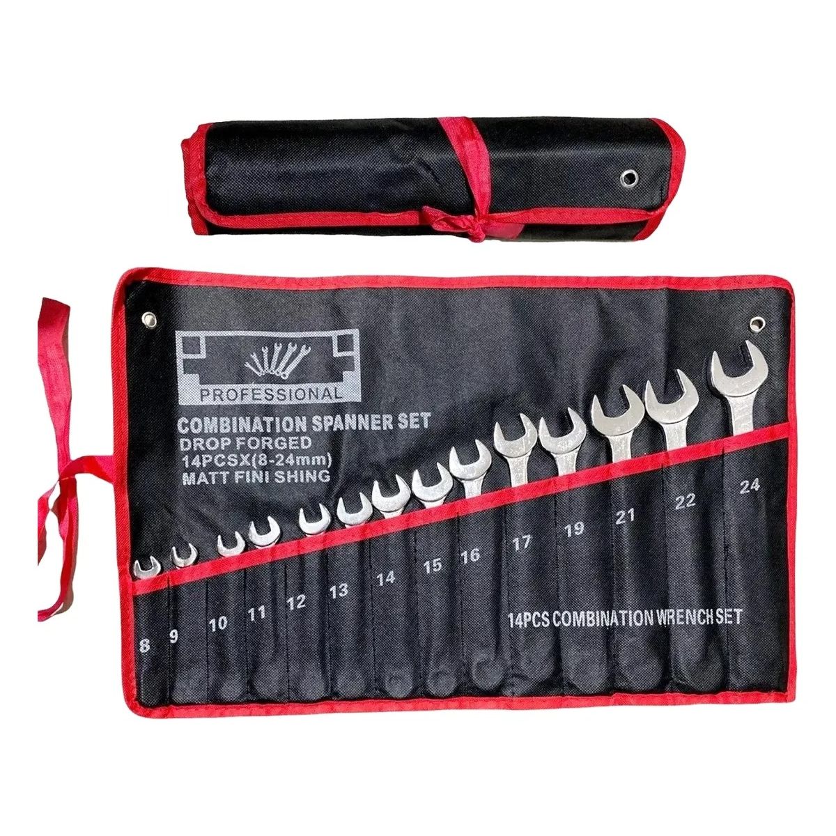 GENERICO - Juego De Llave Combinada Punta Corona 14 Pcs