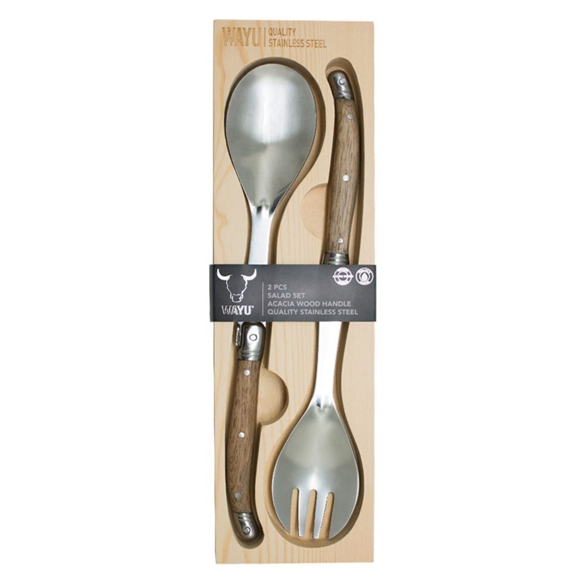 WAYU - SET CUCHARAS ENSALADAS 2 PCS WAYU