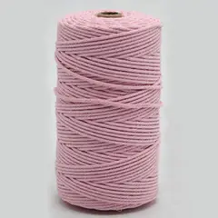 ATURE - Cuerda Trenzada De Bricolaje Hecha A Mano 3mm500m Algodón