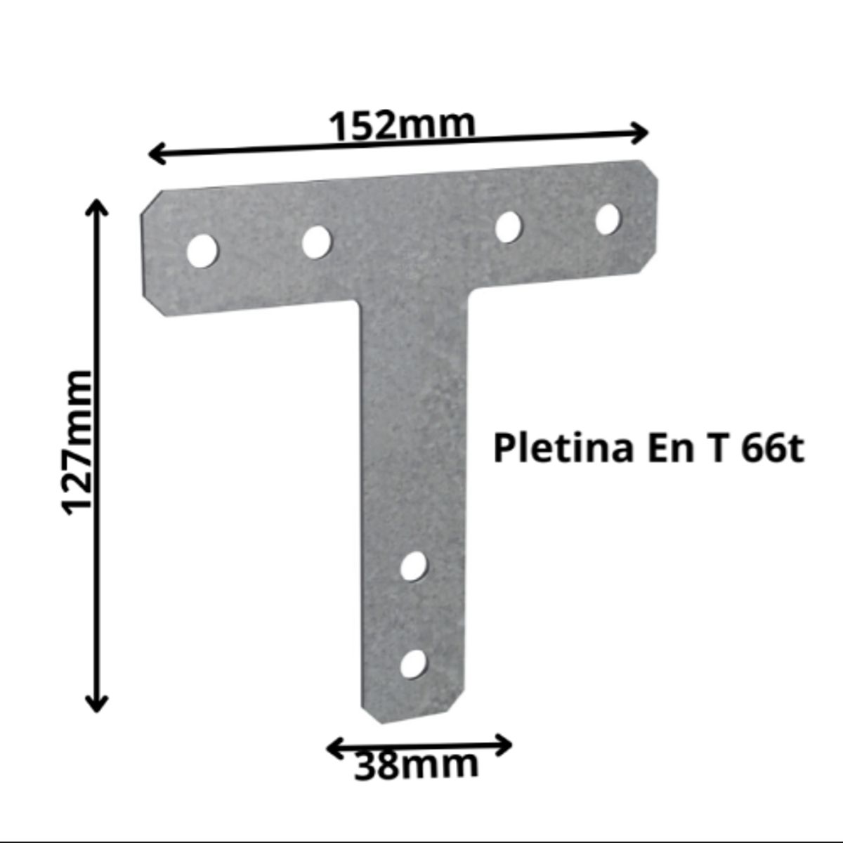 GENERICO - CONECTOR SIMPSON ACERO GALV PLETINA T 66-T X 5