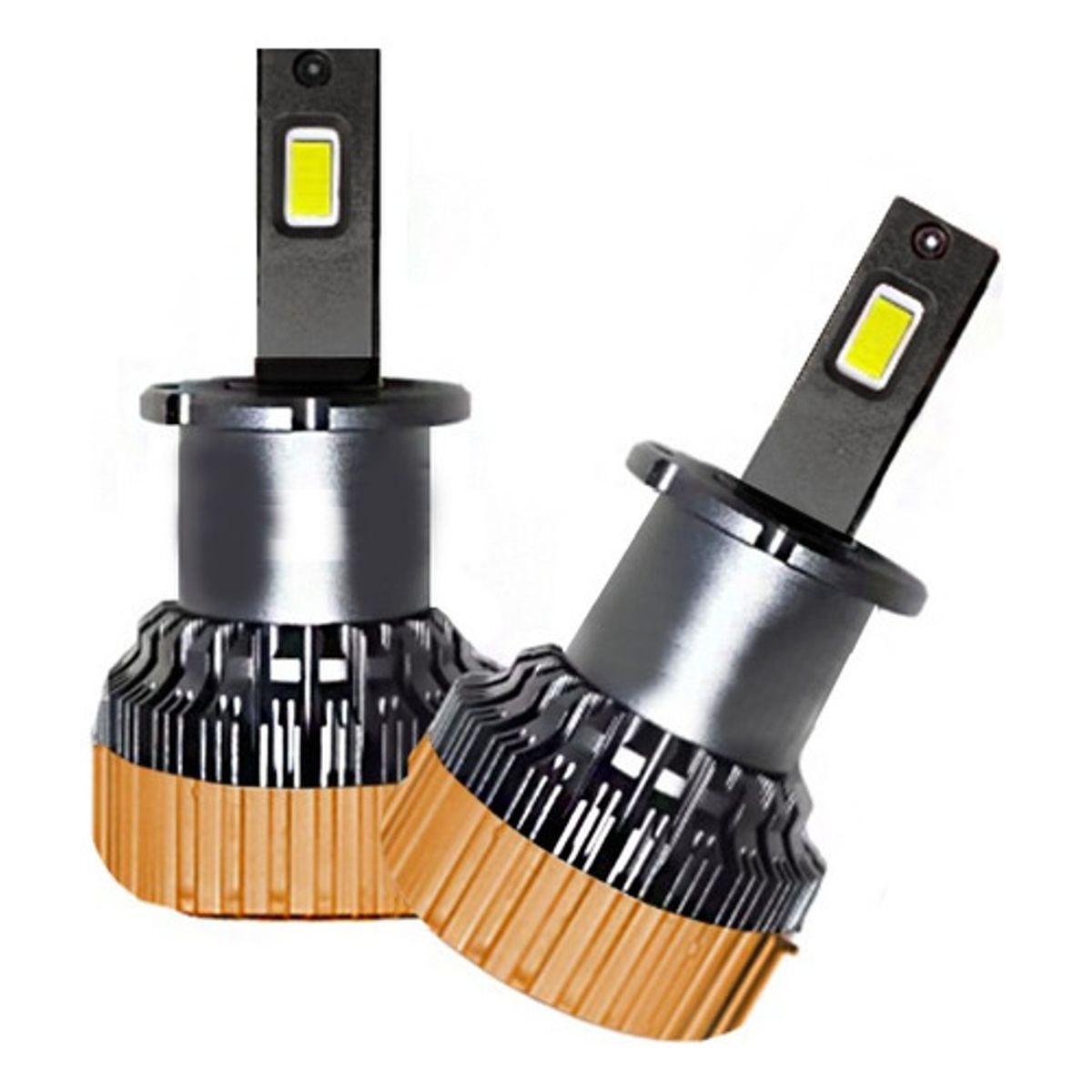 GENERICO - X2 Ampolleta H3 Turbo Led 10000lm 200wts 12v Growpal