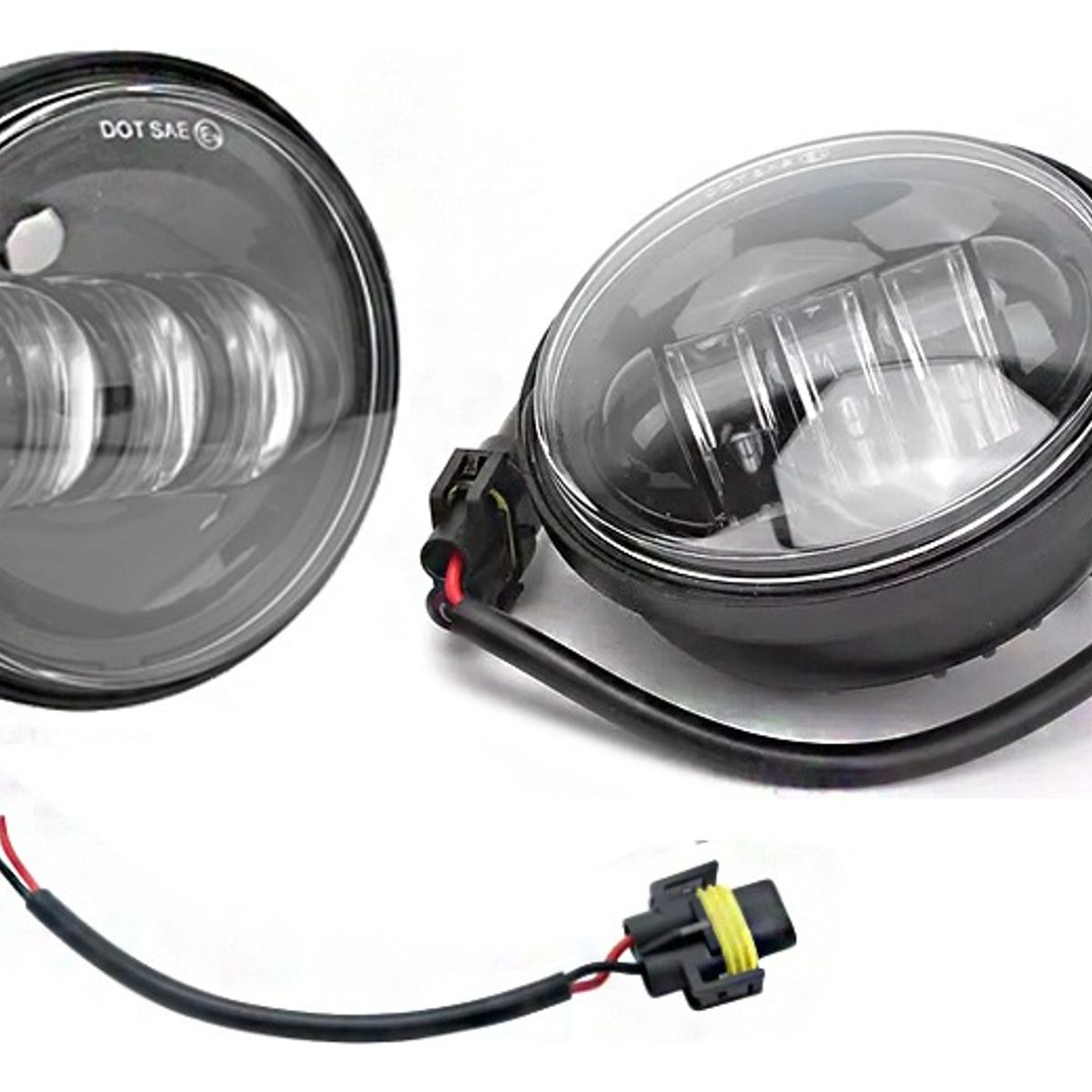 GENERICO - X2 Foco Foco 3 Led 45 Auto Moto