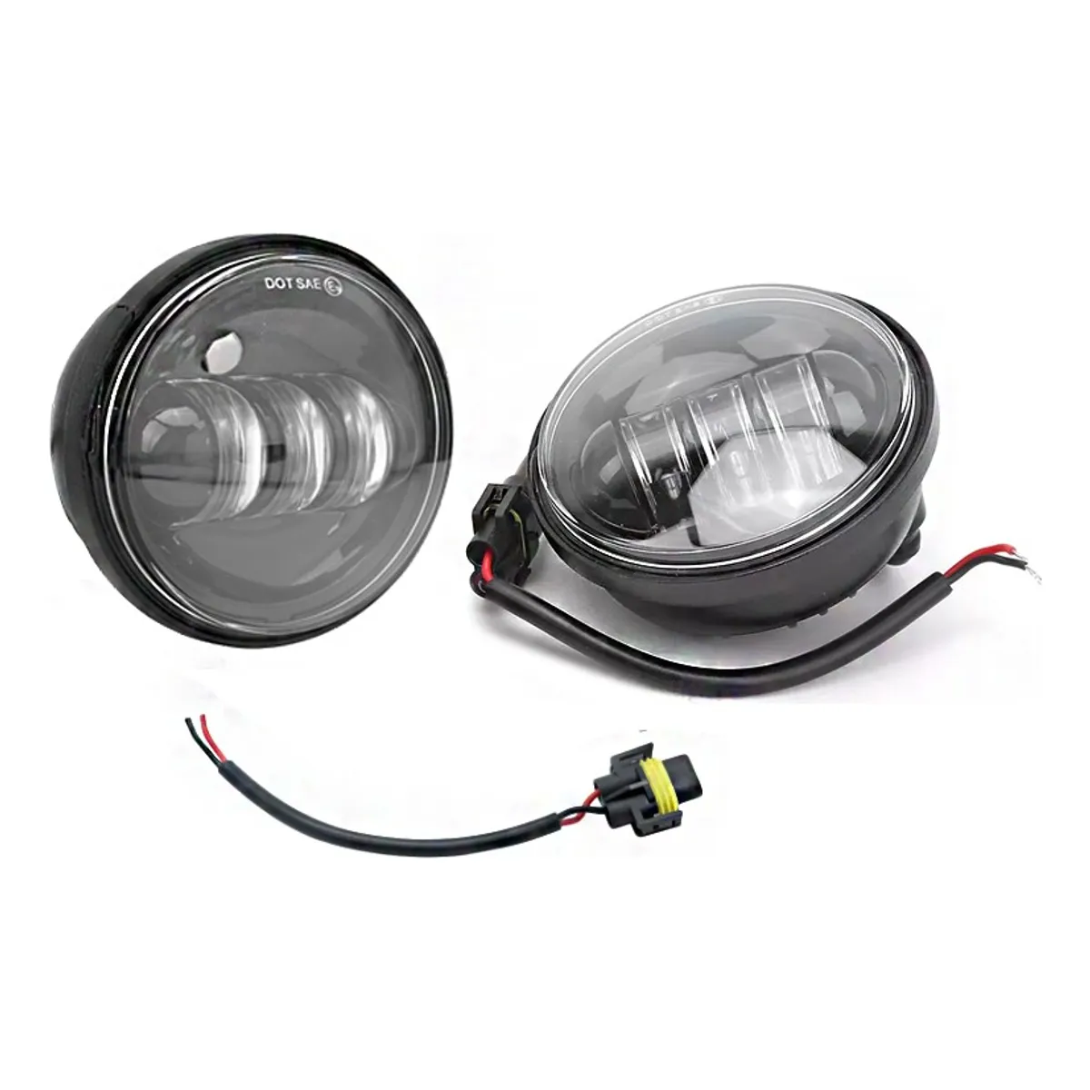 GENERICO - X2 Foco Foco 3 Led 45 Auto Moto