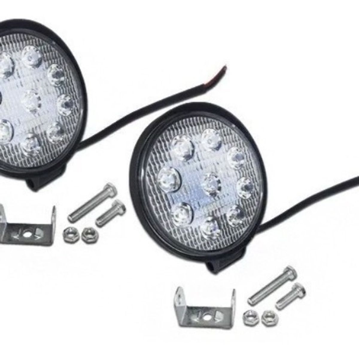 GENERICO - Luces Foco Neblinero 9 Led Auto  Par