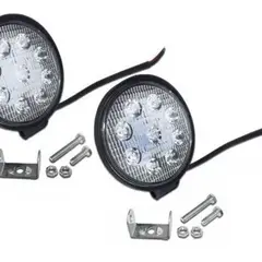 GENERICO - Luces Foco Neblinero 9 Led Auto Par