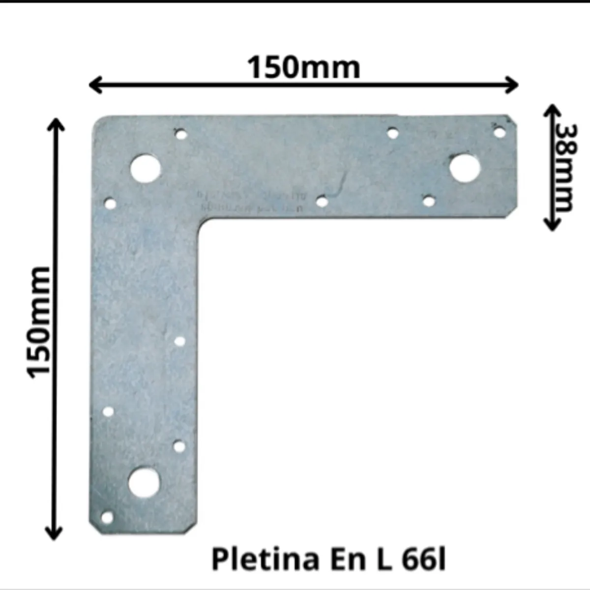GENERICO - CONECTOR SIMPSON A.GALV. PLETINA EN L C/PERNO 66