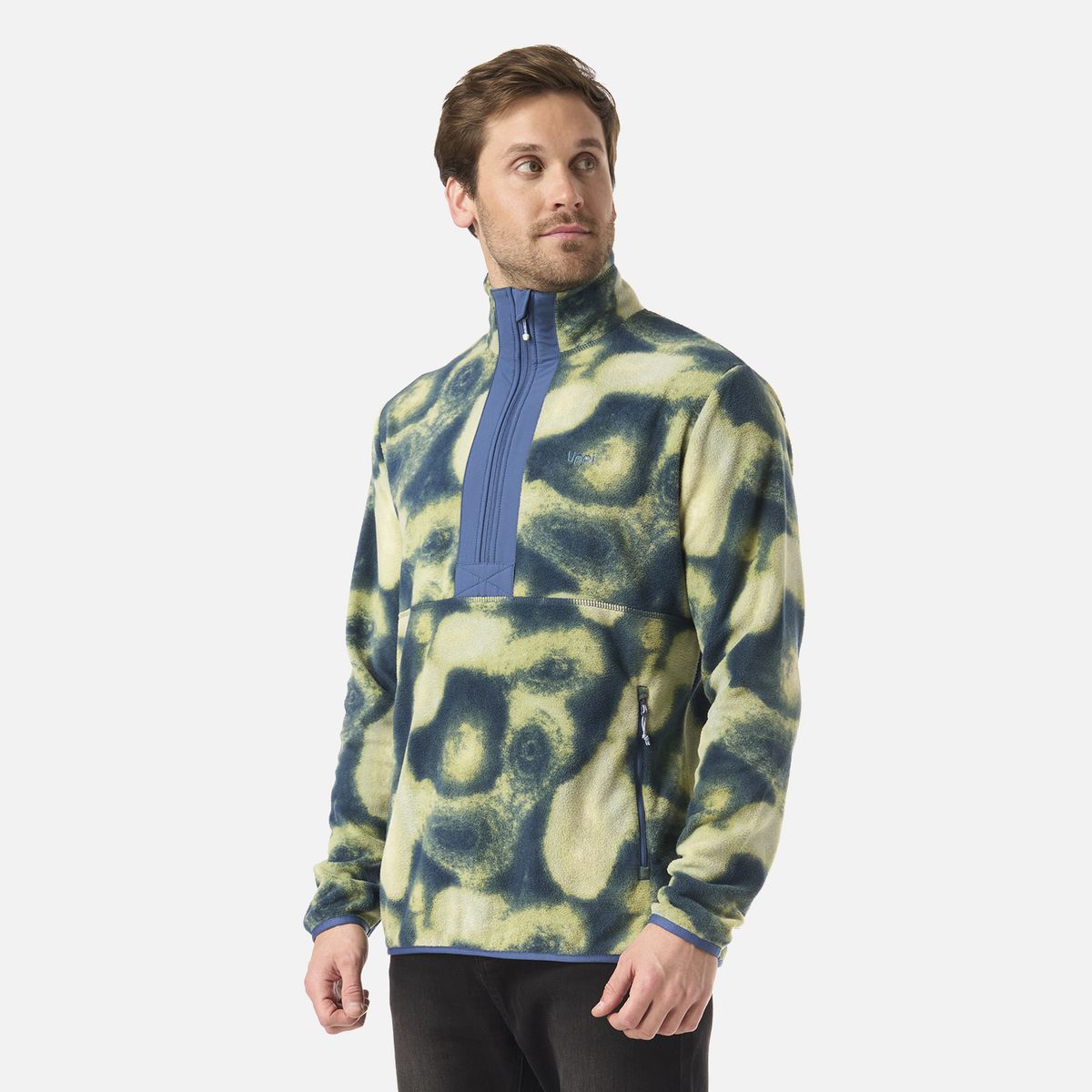 LIPPI - Polar Hombre SoftCore Therm-Pro Jacket Print Azul Lippi