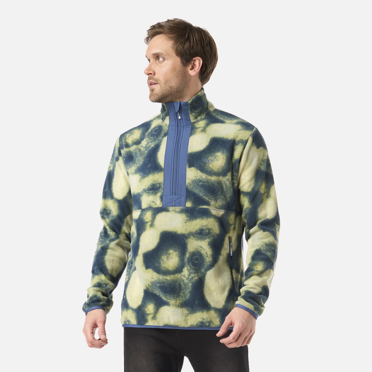 LIPPI - Polar Hombre SoftCore Therm-Pro Jacket Print Azul Lippi