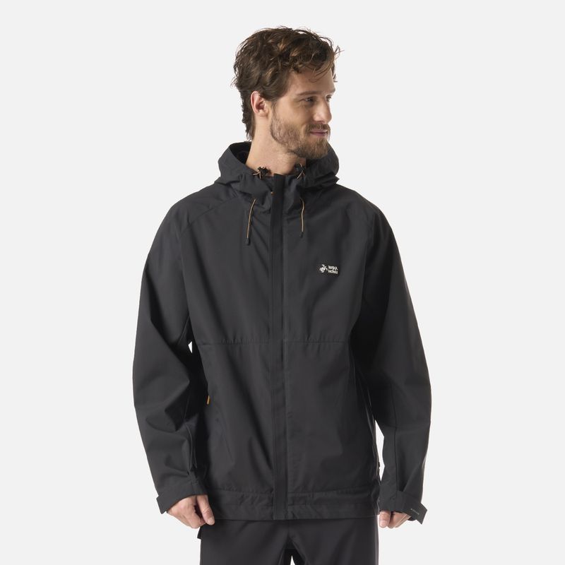 HAKA HONU - Chaqueta Hombre Terral Negro Haka Honu