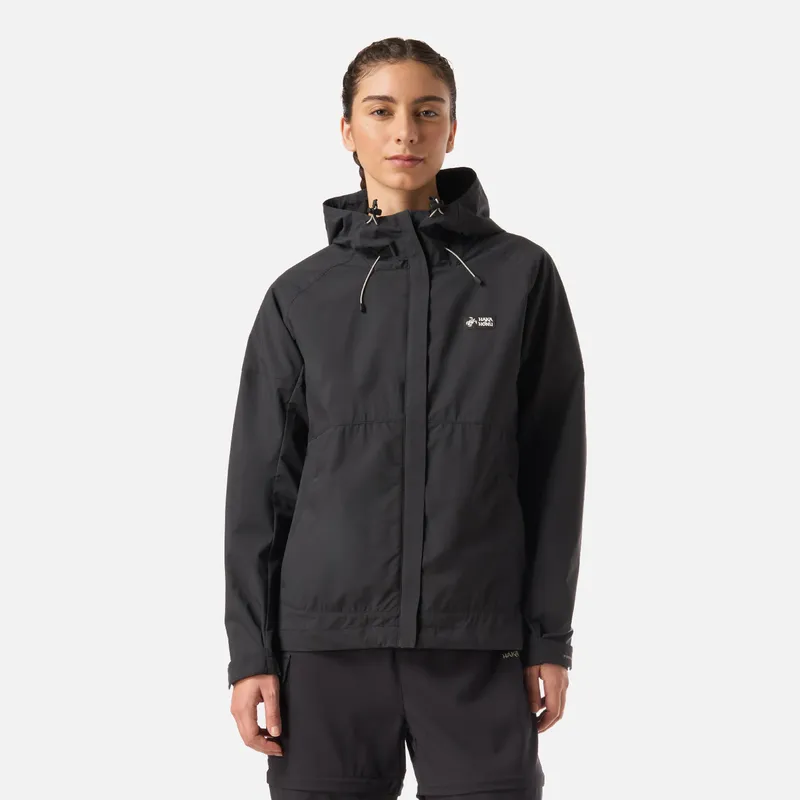 HAKA HONU - Chaqueta Mujer Terral Negro Haka Honu