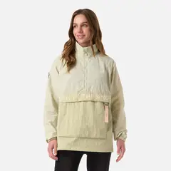 LIPPI - Chaqueta Mujer WindCity WindBreaker 1/4 Zip Jacket Verde Claro