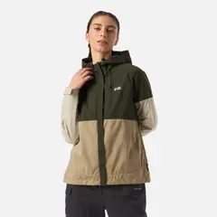 HAKA HONU - Chaqueta Mujer Terral Verde Militar