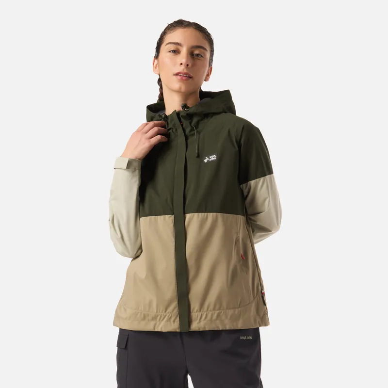 HAKA HONU - Chaqueta Mujer Terral Verde Militar Haka Honu