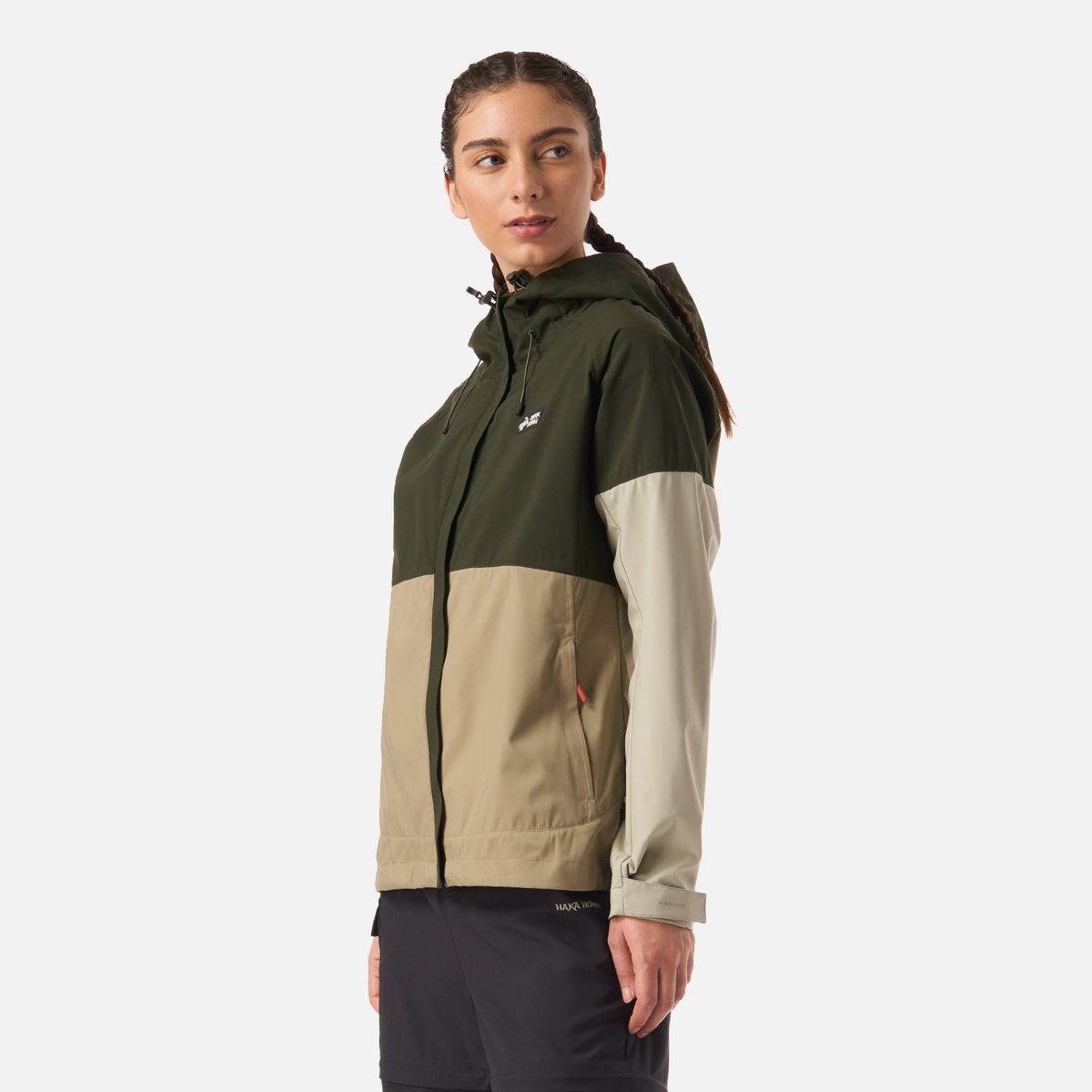 HAKA HONU - Chaqueta Mujer Terral Verde Militar Haka Honu
